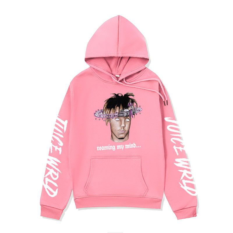 Men’s autumn winter hoodie – rapper-inspired streetwear jacket with bold graphic print.

