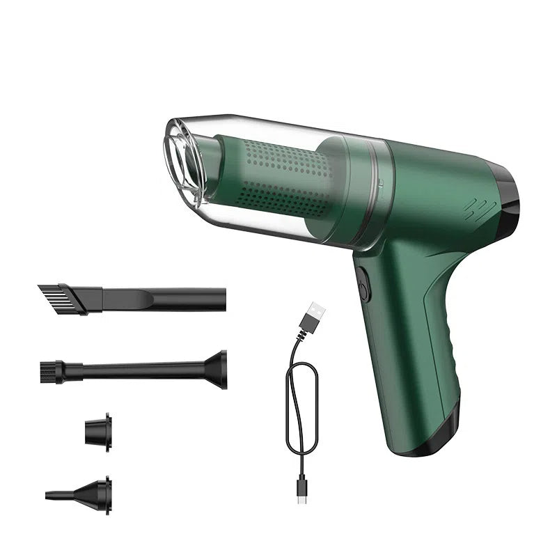 Wireless handheld car vacuum cleaner with blowing and suction feature