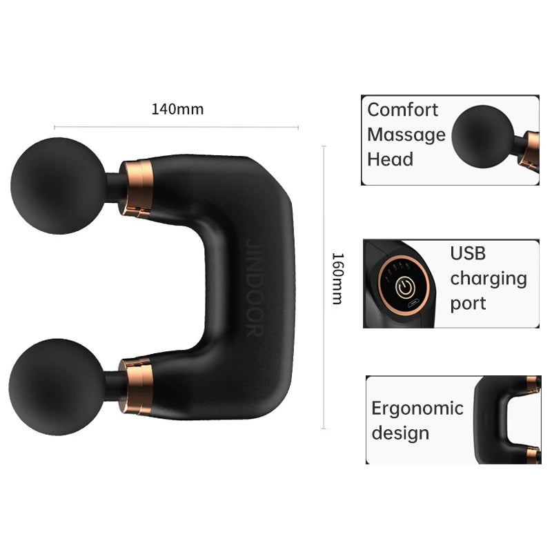 “Double Head Muscle Massage Gun – powerful handheld massager with dual heads for deep muscle relief and relaxation, perfect for post-workout recovery – Hot Deal Warehouse wellness”
