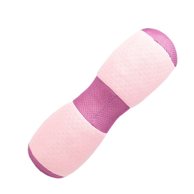 "Multifunctional yoga exercise bolster made from soft, supportive foam with a durable, machine-washable cover. Ideal for enhancing yoga, Pilates, and stretching routines, the bolster provides comfort and support for various poses and exercises."