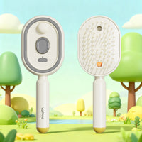 Electric Steam Hair Brush with Mist, Ionic Straightening Comb for Less Breakage & No Residue, Smooth Shiny Hair Styling Tool Hot Deal Warehouse