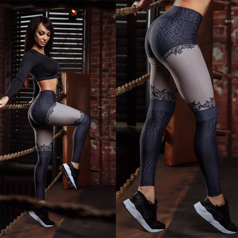 Quick Dry Pants Women Patchwork Leggings Workout Hot Deal Warehouse