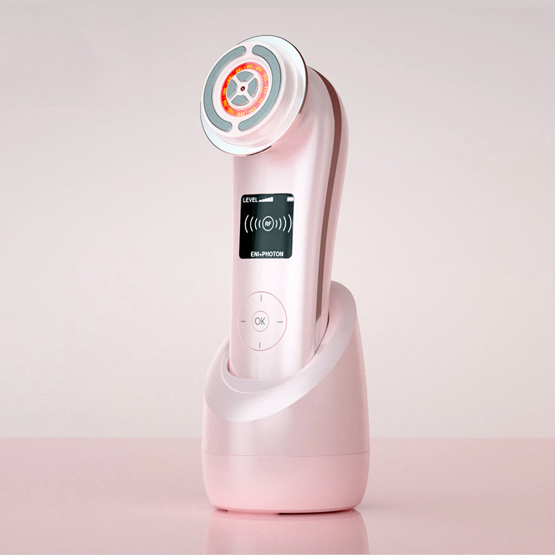 Thermage RF beauty instrument designed for non-invasive skin tightening and rejuvenation. Utilizes radiofrequency technology to promote collagen production, reduce wrinkles, and improve skin elasticity. Ideal for at-home anti-aging treatments and enhancing skin appearance.