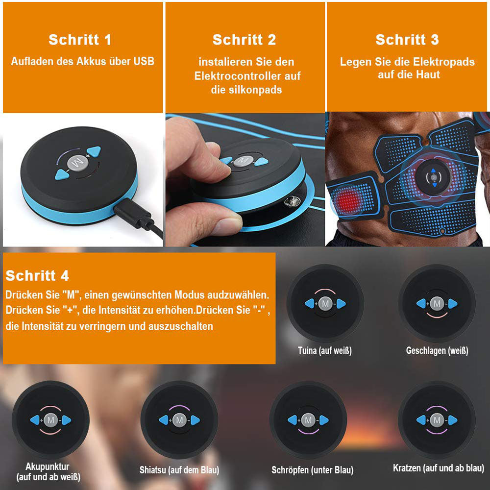 “EMS Abdominal Muscle Stimulator – electronic muscle stimulator for targeted abdominal workouts, designed to tone and strengthen core muscles – Hot Deal Warehouse fitness”
