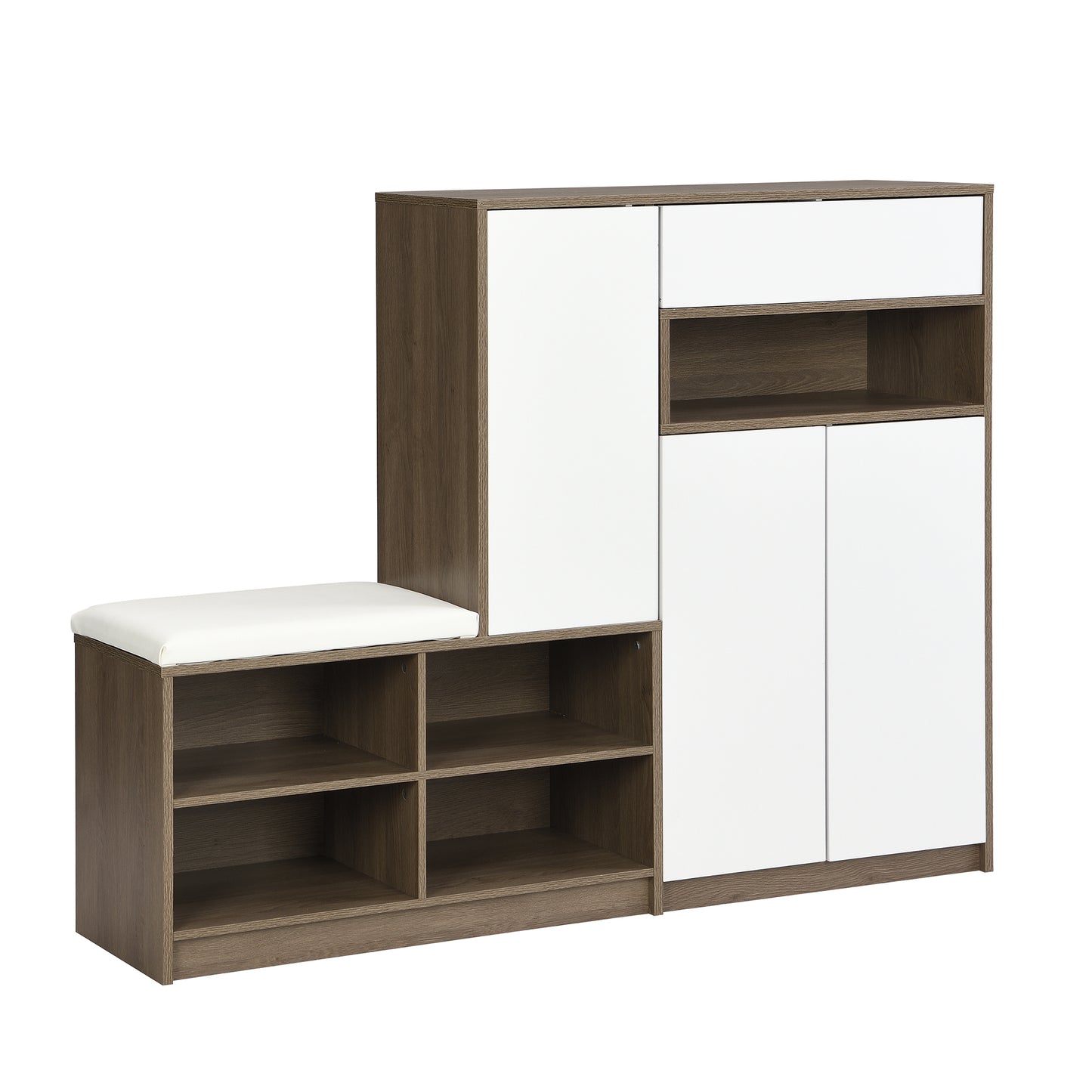“2-in-1 shoe storage platform cabinet – multifunctional organizer for shoes and entryway essentials – Hot Deal Warehouse home furniture”

