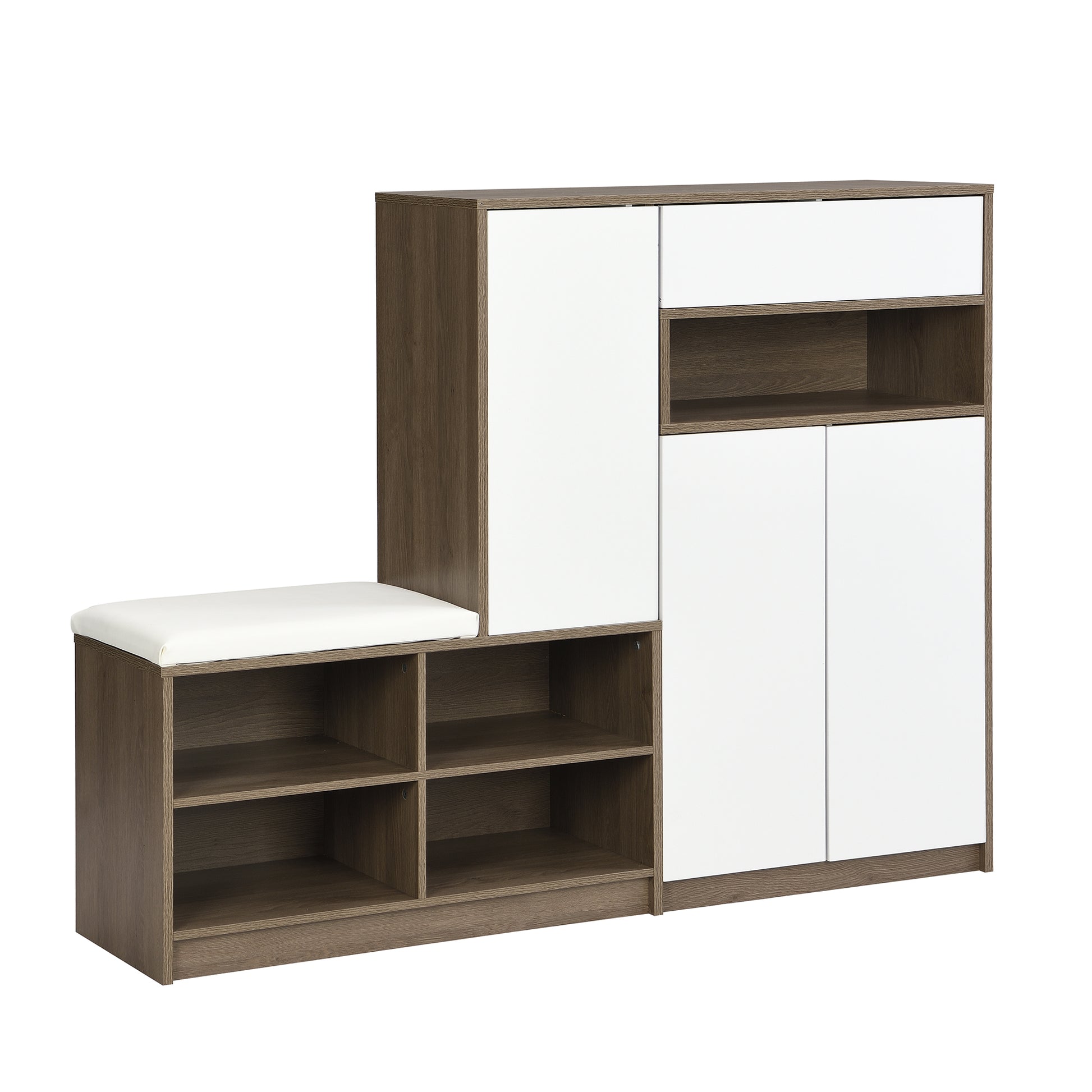 “2-in-1 shoe storage platform cabinet – multifunctional organizer for shoes and entryway essentials – Hot Deal Warehouse home furniture”

