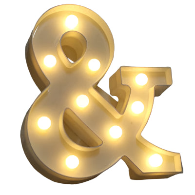 Luminous LED Letter Night Light