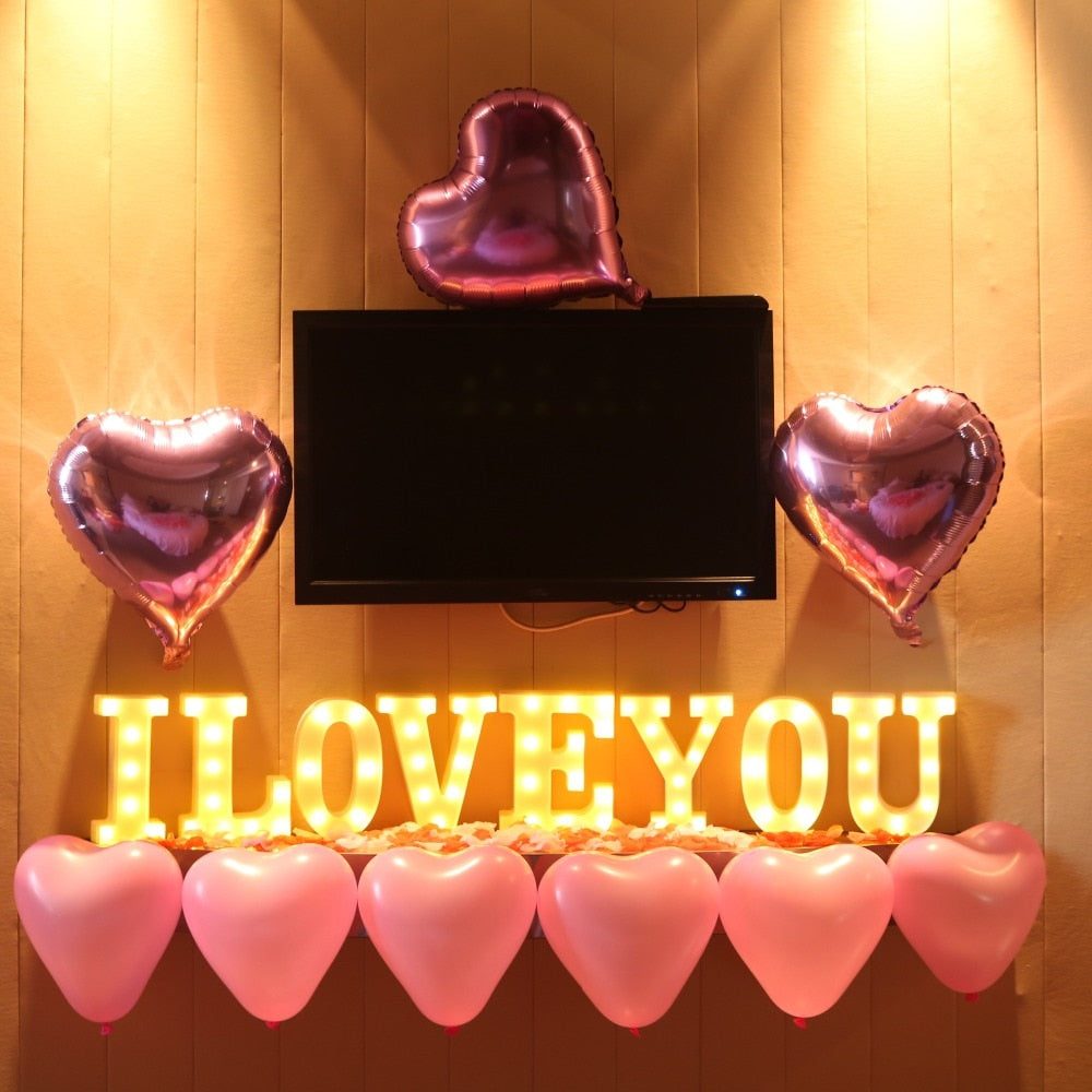 Luminous LED Letter Night Light