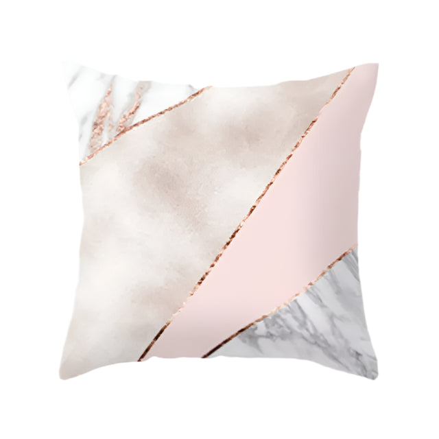 Geometric Marble Texture Cushion Cover Hot Deal Warehouse