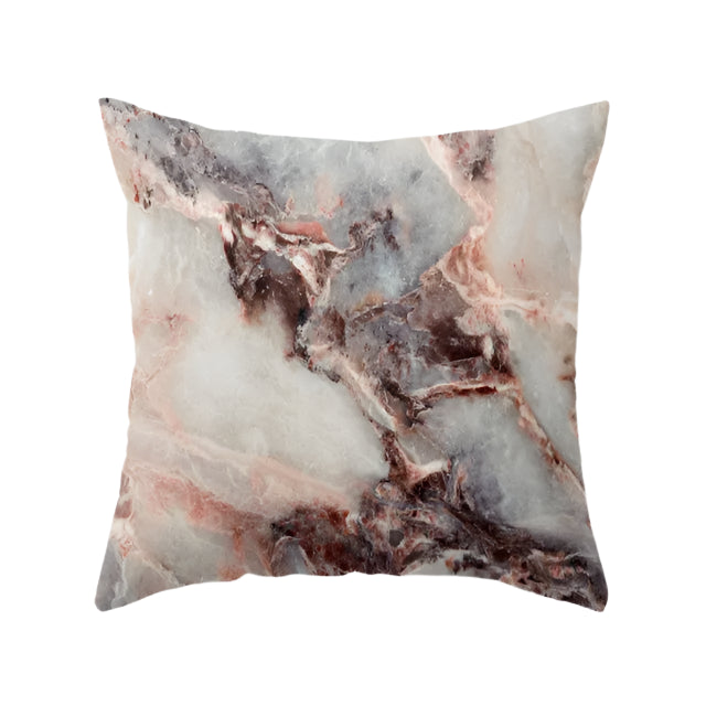 Geometric Marble Texture Cushion Cover Hot Deal Warehouse