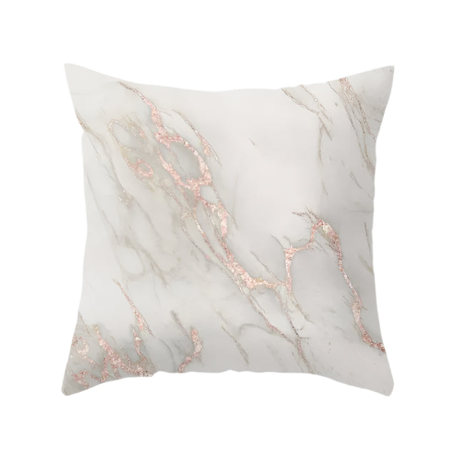 Geometric Marble Texture Cushion Cover
