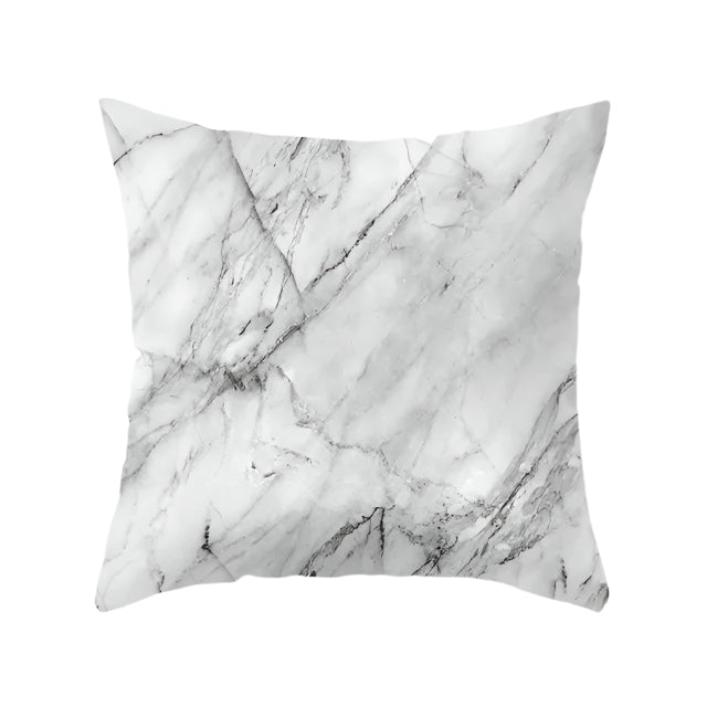 Geometric Marble Texture Cushion Cover