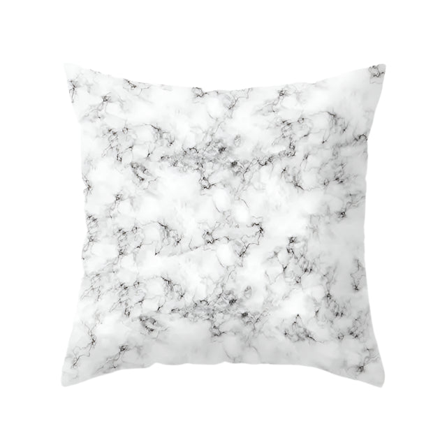 Geometric Marble Texture Cushion Cover