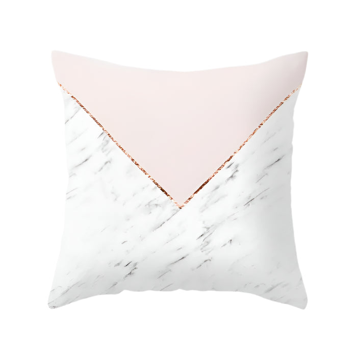 Geometric Marble Texture Cushion Cover