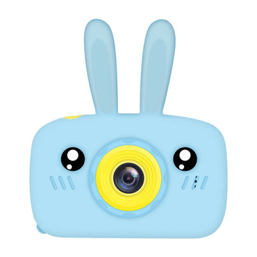 Cute kids' digital cartoon camera with HD lens and 2-inch display for photo and video.

