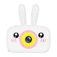 Cute kids' digital cartoon camera with HD lens and 2-inch display for photo and video.

