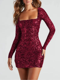 “Bianka Backless Sequins Mini Dress – women’s glamorous mini dress with sparkling sequins and an open back, perfect for parties and special occasions – Hot Deal Warehouse fashion”

