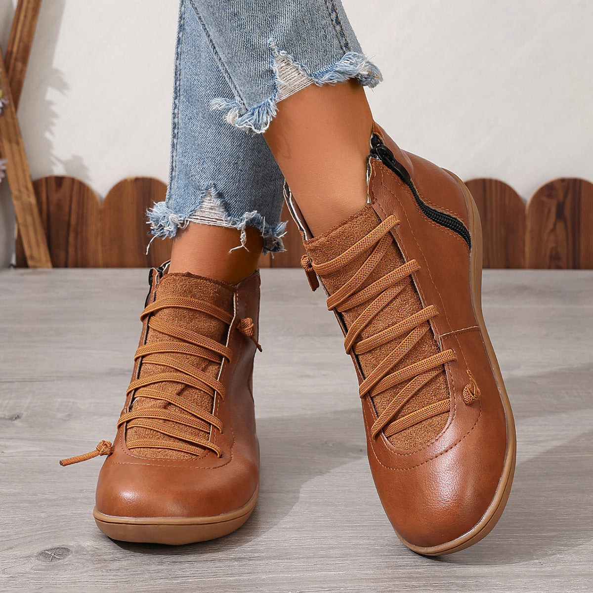 Step out in style with plus-size British Martin boots for women. Casual combat ankle boots with roomy fit, bold design, and all-day comfort.

