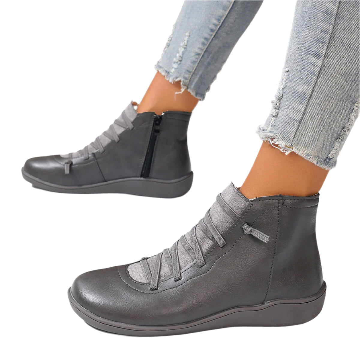 Step out in style with plus-size British Martin boots for women. Casual combat ankle boots with roomy fit, bold design, and all-day comfort.

