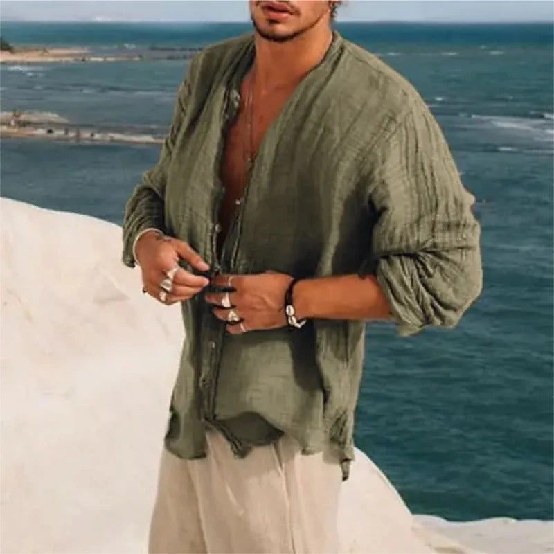 Half Sleeve Shirt Men's Clothing