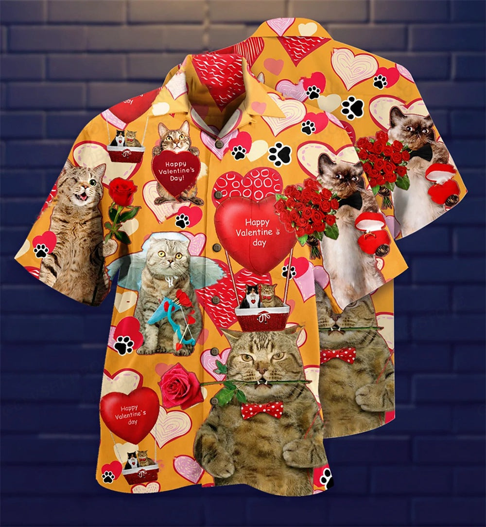 “Fashion Bus Pattern Summer Men’s Casual Shirt – fun men’s shirt with a playful bus print, perfect for summer and casual outings – Hot Deal Warehouse menswear”








