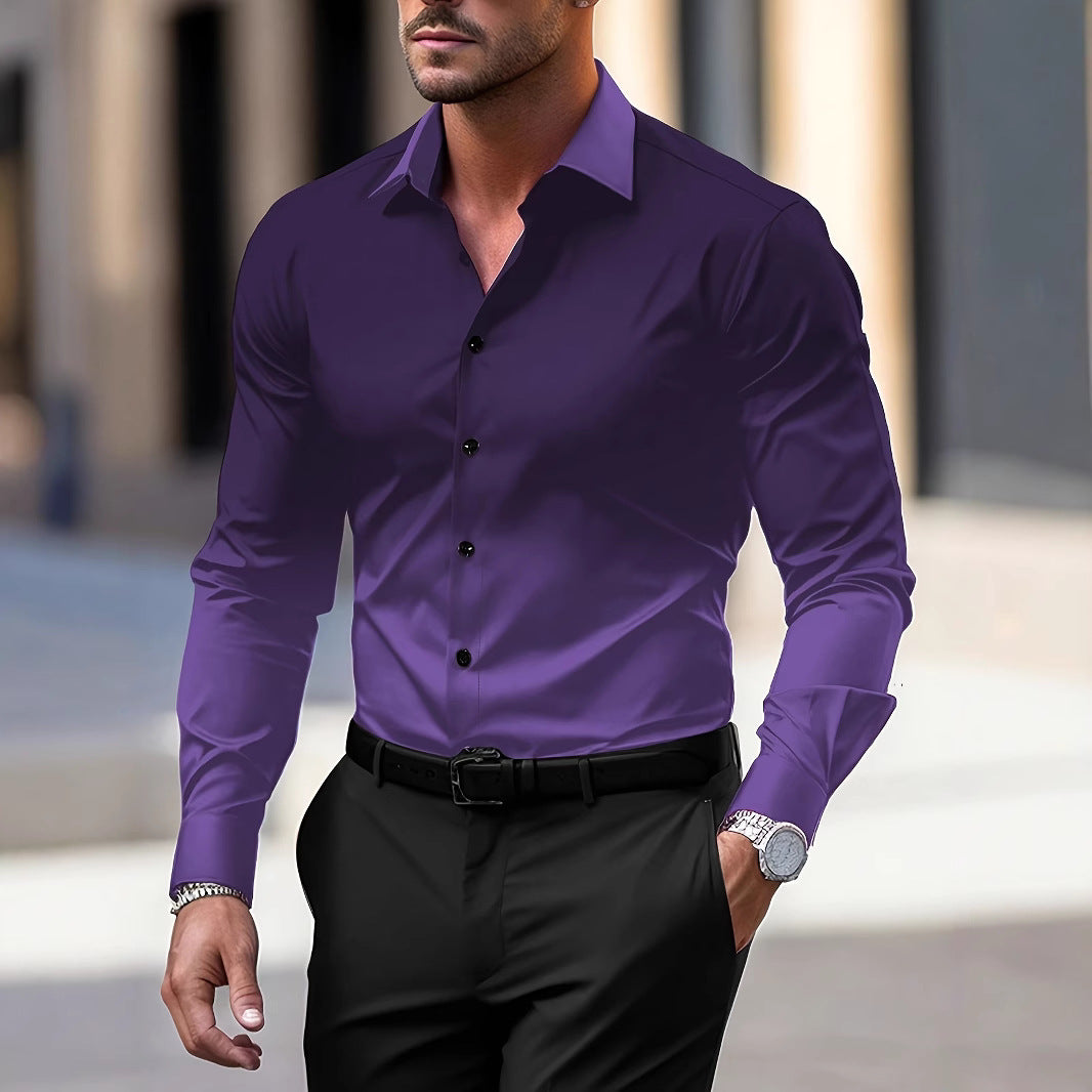 Personality New Casual Trend Men’s Shirt – A trendy, breathable shirt offering modern style and comfort for any casual occasion.








