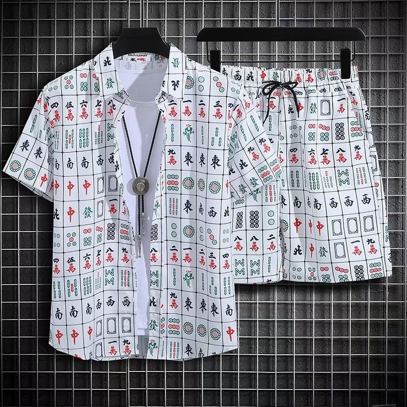 Summer Beach Suit Men's Quick-drying Clothes, lightweight and breathable, perfect for beach activities and water sports.