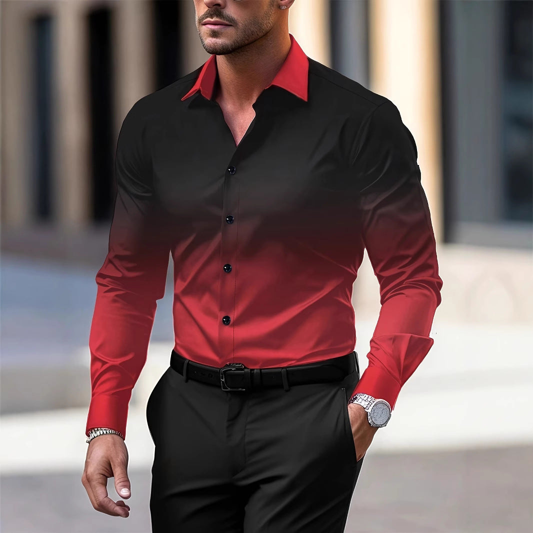 Personality New Casual Trend Men’s Shirt – A trendy, breathable shirt offering modern style and comfort for any casual occasion.








