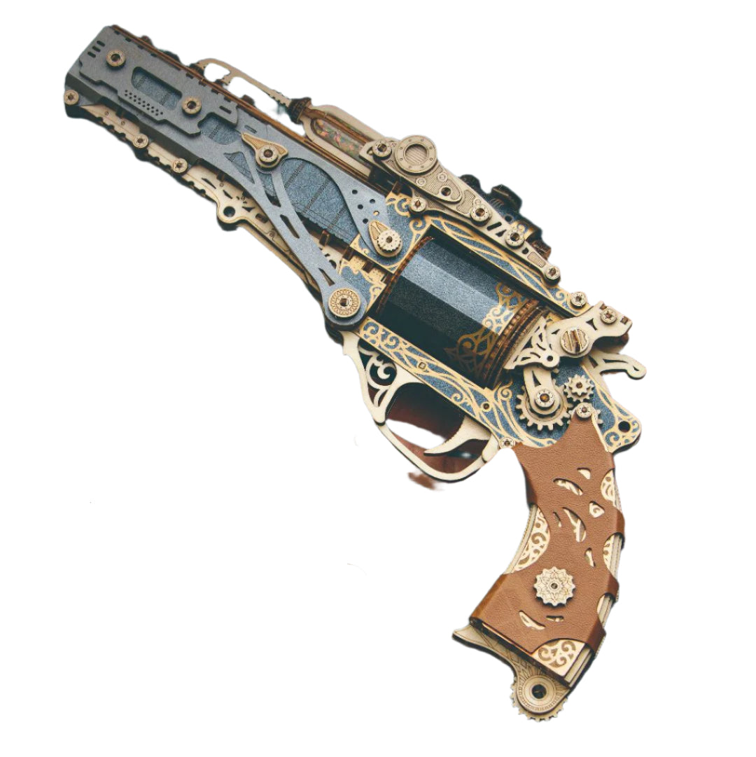 Mechanical Decompression Punk Fiveshooter toy with rotating parts and punk-inspired design for kids.








