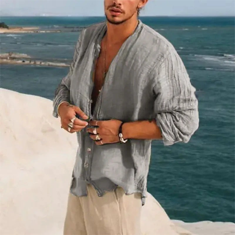 Half Sleeve Men's Shirt – Trendy, stylish, and casual, designed for comfort and perfect for warmer weather occasions. Ideal for everyday wear.