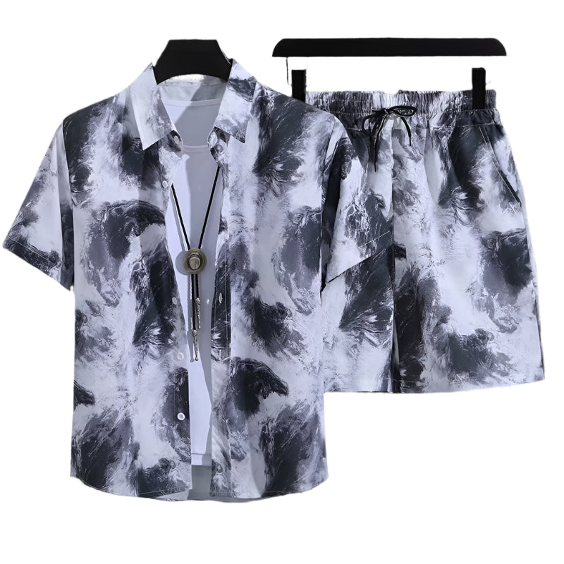 Summer Beach Suit Men's Quick-drying Clothes, lightweight and breathable, perfect for beach activities and water sports.
