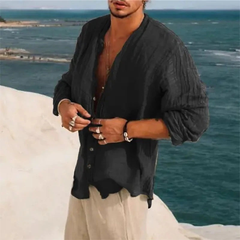Half Sleeve Men's Shirt – Trendy, stylish, and casual, designed for comfort and perfect for warmer weather occasions. Ideal for everyday wear.