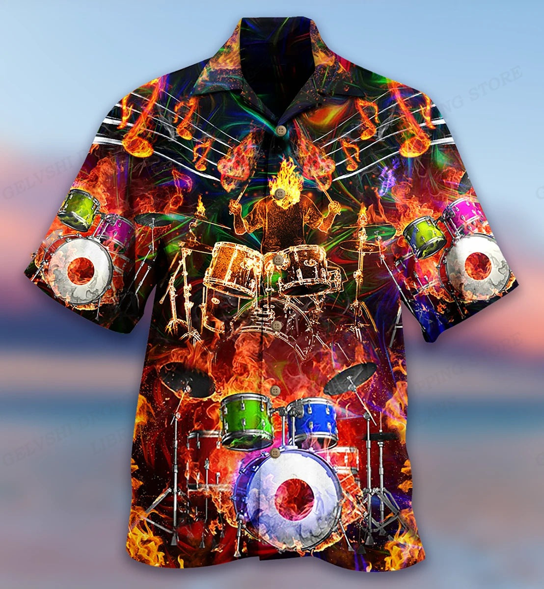 “Fashion Bus Pattern Summer Men’s Casual Shirt – fun men’s shirt with a playful bus print, perfect for summer and casual outings – Hot Deal Warehouse menswear”








