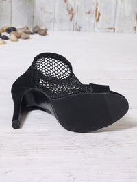 High Heel Back Zipper Plus Size Breathable Mesh Sandal Boots for Women – Elegant high heel sandals with breathable mesh and back zipper closure for comfort and style.








