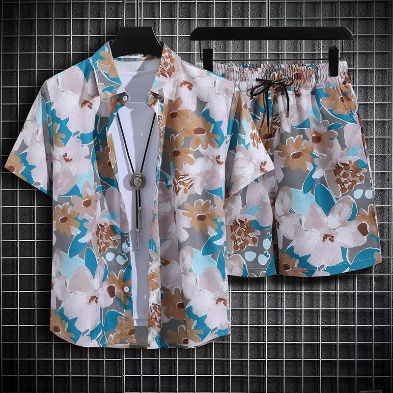 Summer Beach Suit Men's Quick-drying Clothes, lightweight and breathable, perfect for beach activities and water sports.