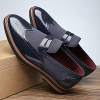 “Fashion Personality Male Business Casual Leather Shoes – stylish men’s leather shoes for business and smart-casual wear – Hot Deal Warehouse footwear”








