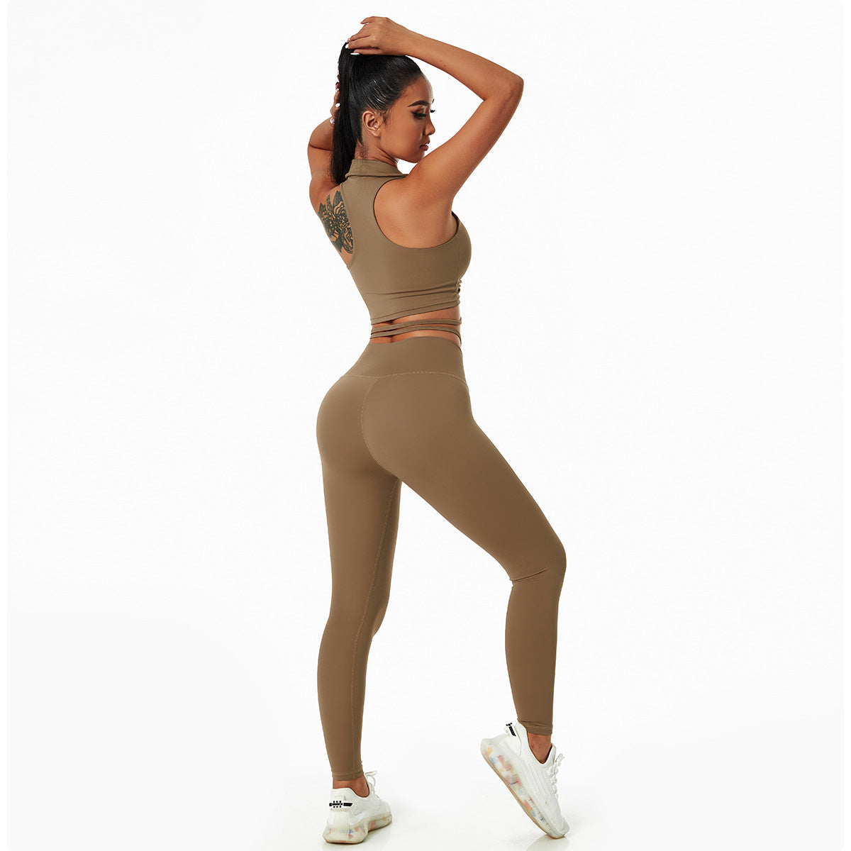 “Activated Gym Set – women’s seamless activewear set for high-performance workouts, includes top and leggings – Hot Deal Warehouse fitness apparel”


