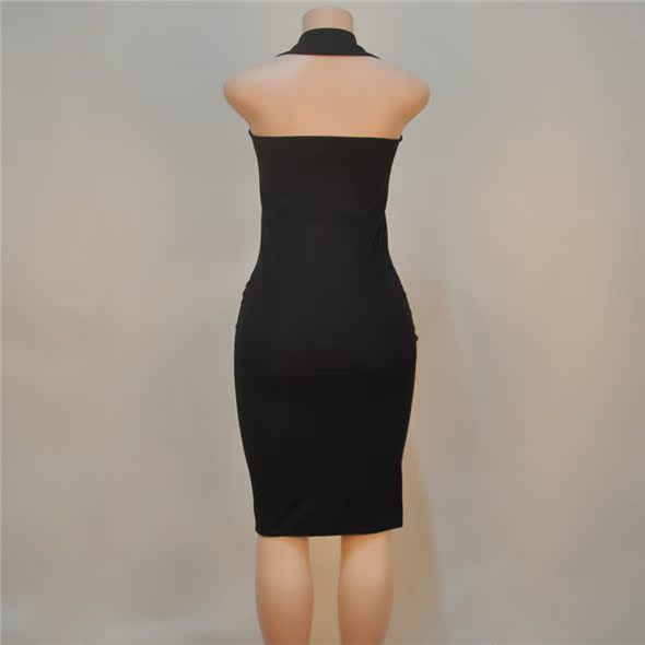 Form-fitting body-shaping dress designed to enhance curves with a sleek and slimming silhouette.

