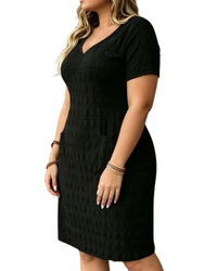 women's everyday V-neck dress