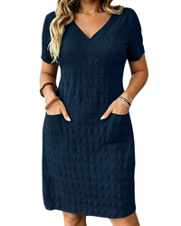 casual V-neck dress women Australia