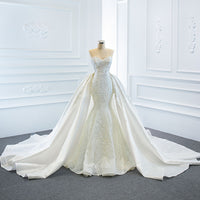 Love Of Mine Two-in-One Fishtail Tube Top Wedding Dress