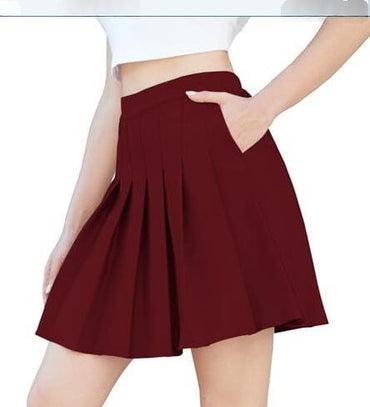 high waist midi skirt women