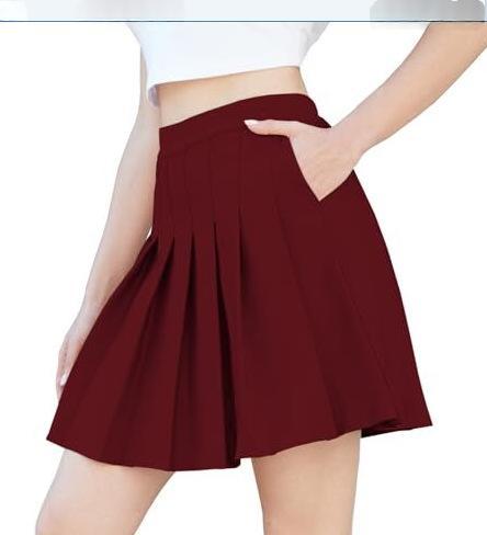 high waist midi skirt women