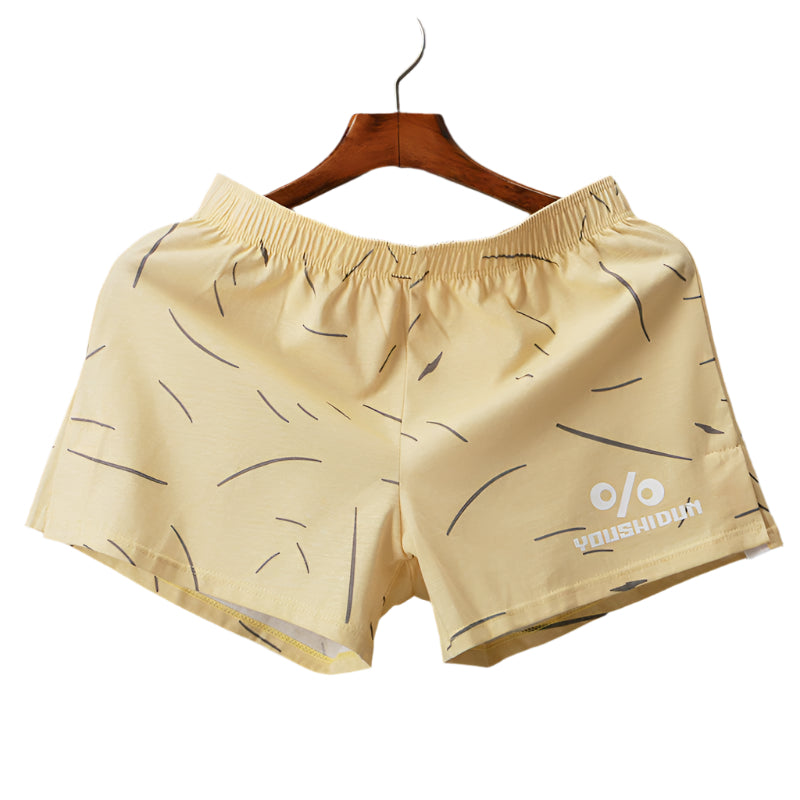 Men’s mid-waist loose cotton boxers – relaxed fit underwear

