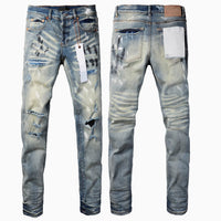 “European & American Street Retro Hiphop Fashion Jeans – trendy unisex jeans with retro hiphop styling, perfect for making a statement – Hot Deal Warehouse fashion”
