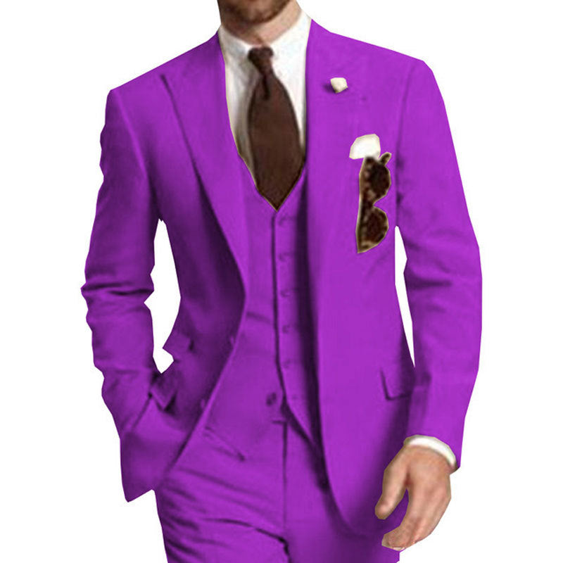 Wedding Banquet Plus Size Cross-border Suit – Elegant and Tailored Suit for Men’s Special Occasions.








