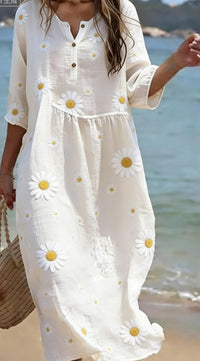 bold print summer dress women