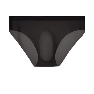 Men’s ice silk seamless underwear with 3D pouch – breathable and smooth fit

