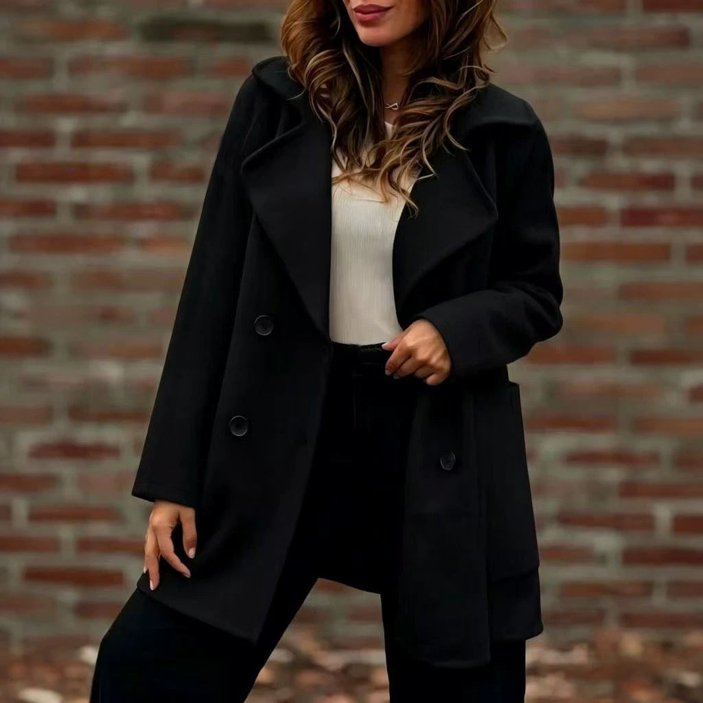women's double breasted coat Australia