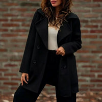 women's double breasted coat Australia